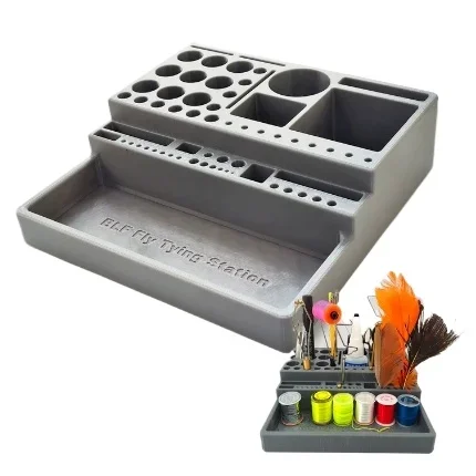 

Desktop Tool Storage Rack Multifunctional Tools Organizer Stand Professional Fishing Gear Storage Shelves Screwdriver Shelf