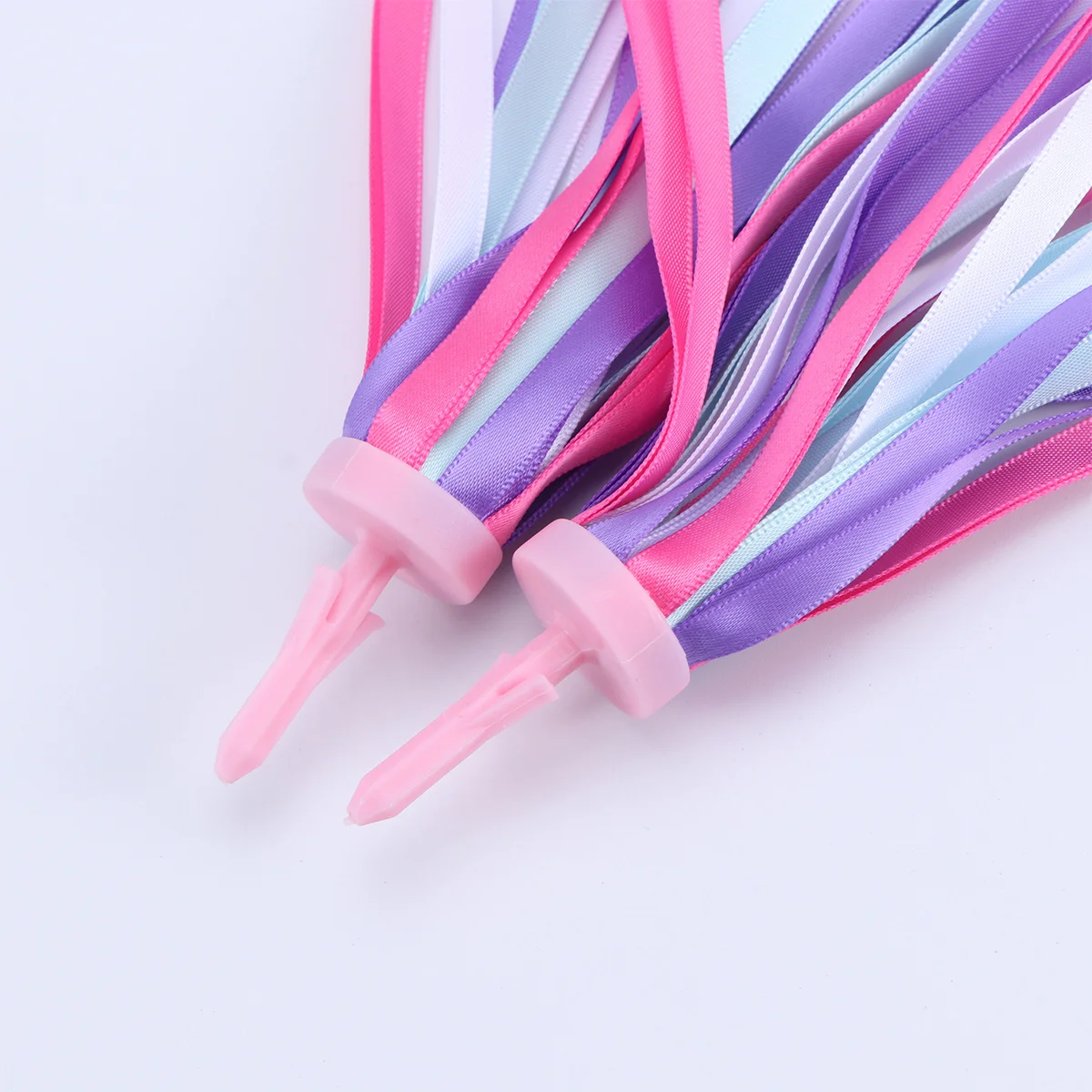 أطفال دراجة المقود اللافتات الأرجواني شرابات أشرطة دائم تحلق الرقص في الهواء للدراجات دراجة ثلاثية العجلات الدراجات البخارية #4