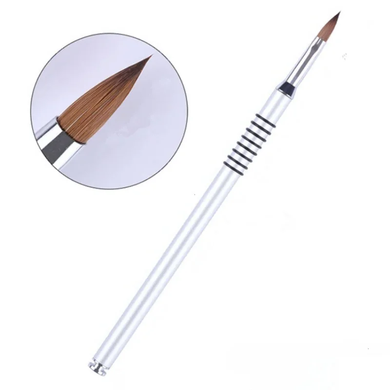 3D Acrylic Nail Art Sculpture Brush Liquid Powder UV Gel Carving Pen Flower Painting Manicure Nails Brush Tools Accessories