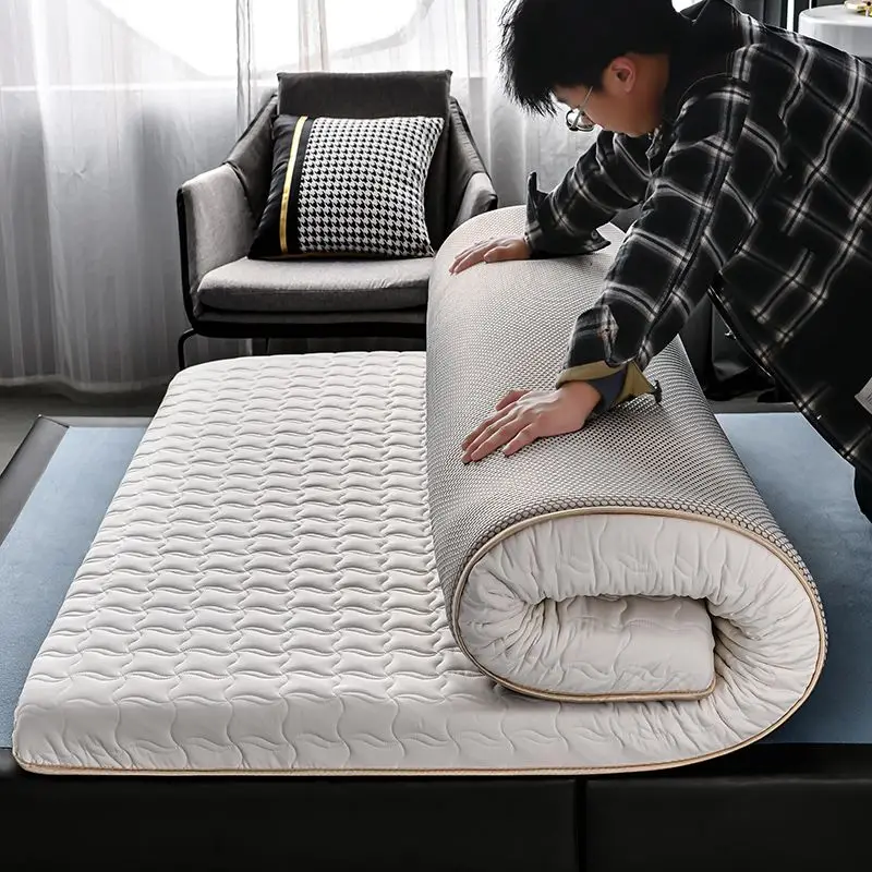 Matelas en fibre de soja, coussin de lit, coussin de protection, coussin doux, ménage, pliable, été, optique