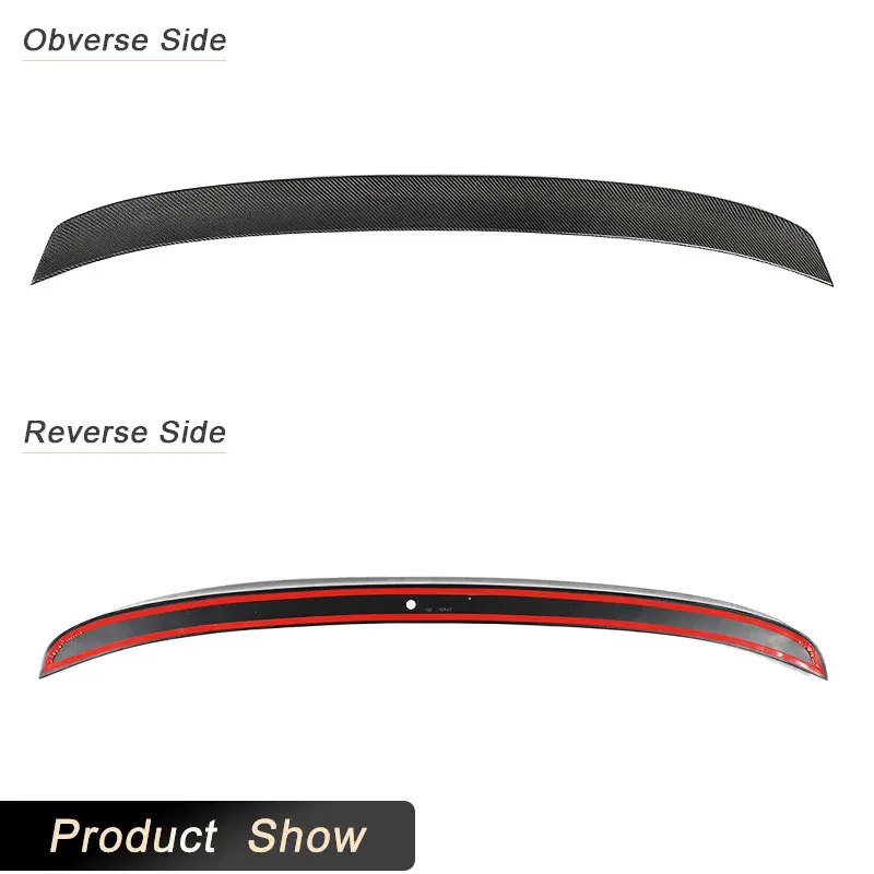 أجنحة سبويلر صندوق السيارة الخلفي لسيارات BMW 5 Series G30 F90 M5 سيدان 4-Door 2017-2022 سبويلر خلفي للسباق جناح التمهيد من ألياف الكربون