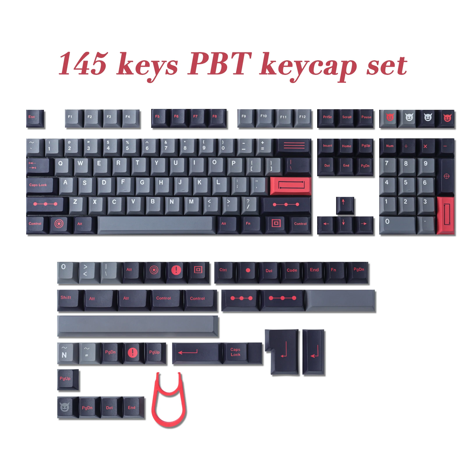 Gmk mal dolch keycaps 147 teclas pbt dye-sublimação cherry perfil keycaps definido para teclado mecânico