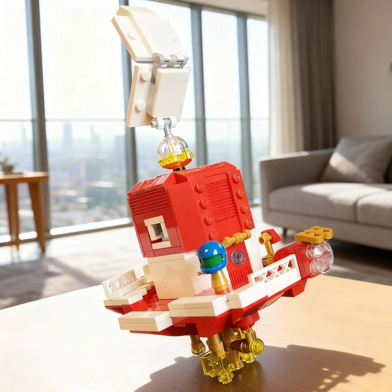 

279 деталей MOC: Конструктор «Одиссея Марио» — развивающая игрушка для сборки, креативный подарок на Рождество, идея для творчества своими руками