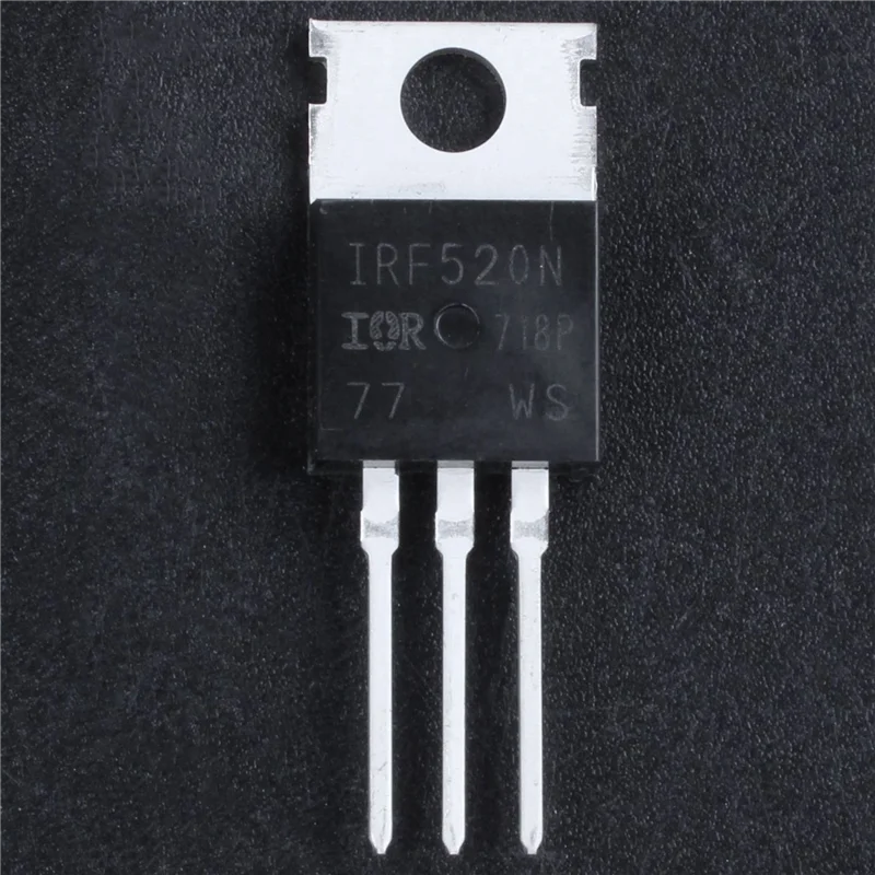 B68C 2X 100 V 9,7 A Transistor MOSFET IR tirato con potenza a canale N IRF520