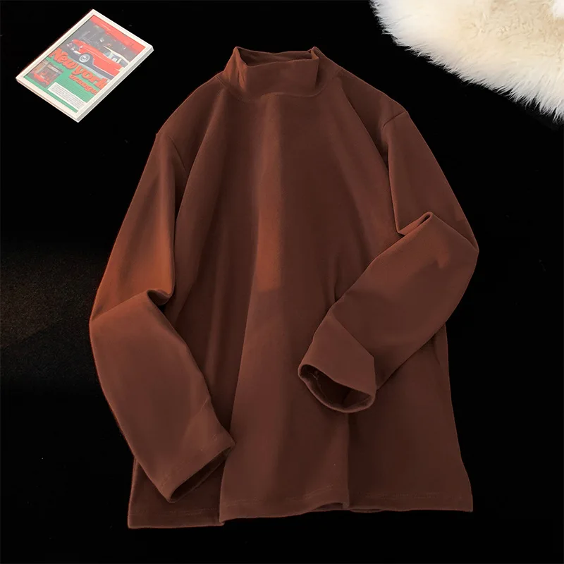 Delecamid Big & Tall Thermal Shirt Men's Winter Warm Base Layer Long Sleeve Soft Touch Comfort Fit T-Shirt M-5XL