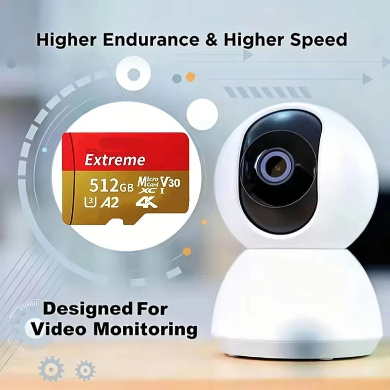 Micro SD Card High Speed SD Memory Card 128GB  256GB 512GB 1TB 2TB Micro SD U3 V30 TF Flash Card for Phone Camera Devices - view 4