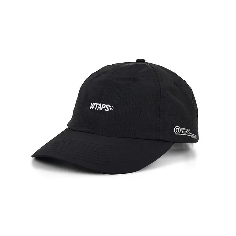 WTAPS Embroidered Baseball Cap Men Women Printed Casual Large Head Fit Japanese Workwear Streetwear Sunshade Adjustable Hat