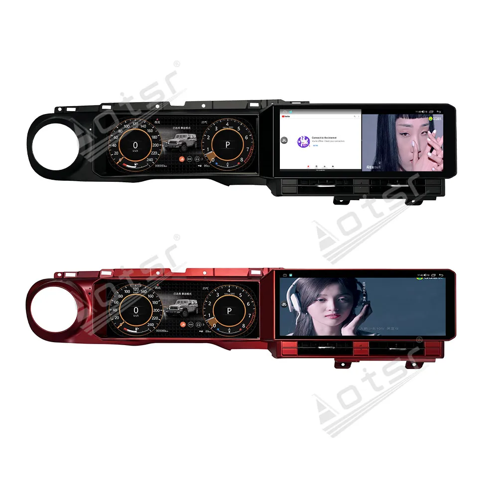 Android For Jeep Wrangler 2018 2019 2020 2021 2022 Car Multimedia Automotive LCD Meter GPS Navi Car Radio Stereo Head Unit