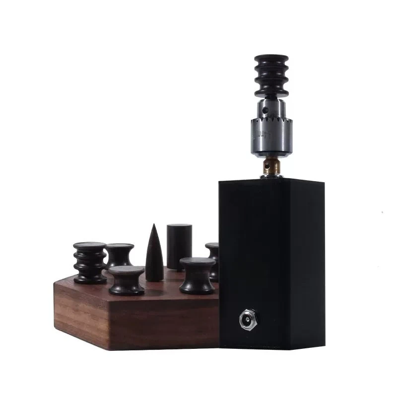 High Quality Professional Electric Leather Polishing Machine DIY Handmade Tool for Veg-Tan Ebony Burnishing Rod