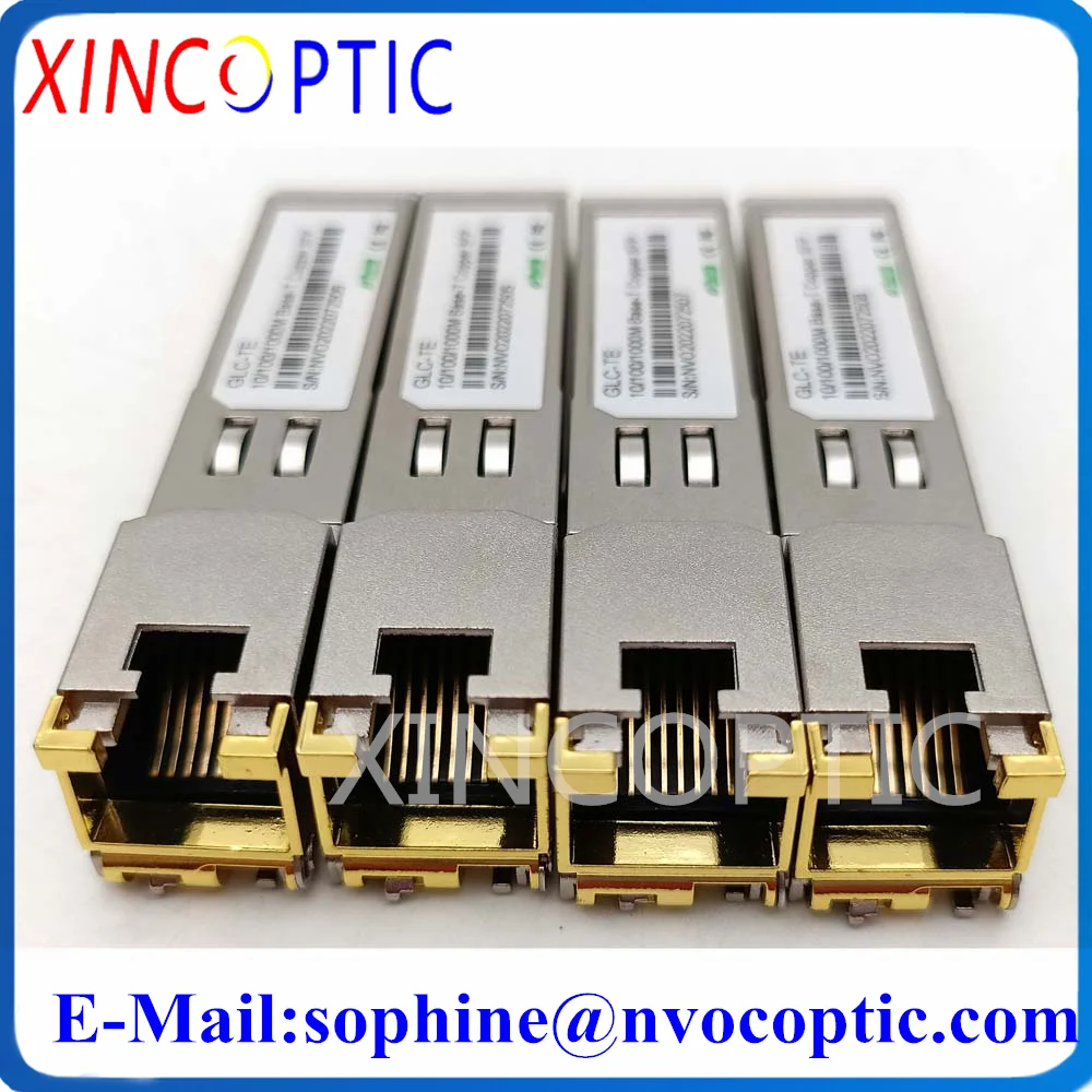 

5Pcs GLC-T Copper SFP,10/100/1000Base-T RJ45 Transceiver Module Strong Compatible with Cisco SFP-GE-T/GLC-TA