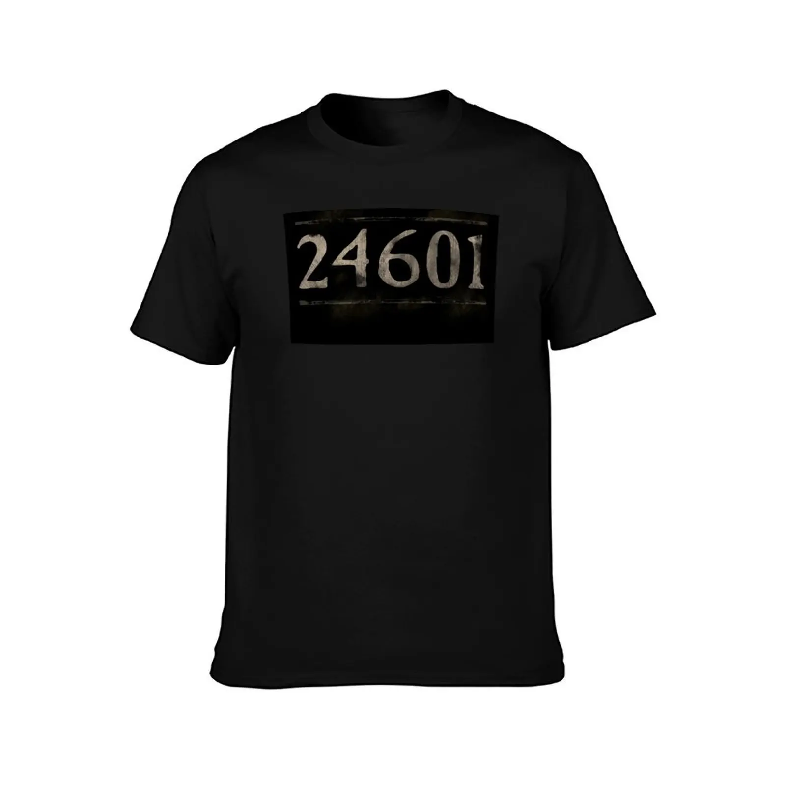 Prisoner 24601 Les Miserables T-Shirt, Funny Graphic Print Tee, Unisex Cotton Casual Short Sleeve Top