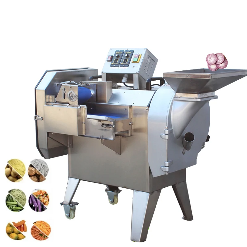 ماكينة تقطيع الخضراوات متعددة الوظائف للمطبخ، ماكينة تقطيع الخضروات والفواكه التجارية، ماكينة تقطيع 220 فولت 110 فولت