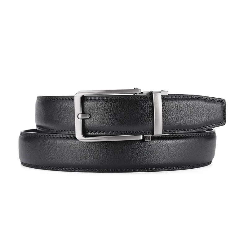 Neue Breite 3,5 cm Business herren Gürtel Formale Echt Leder Männlich Gürtel Hohe Qualität Metall Automatische Schnalle Gürtel für männer Jeans Gürtel – Detail 7