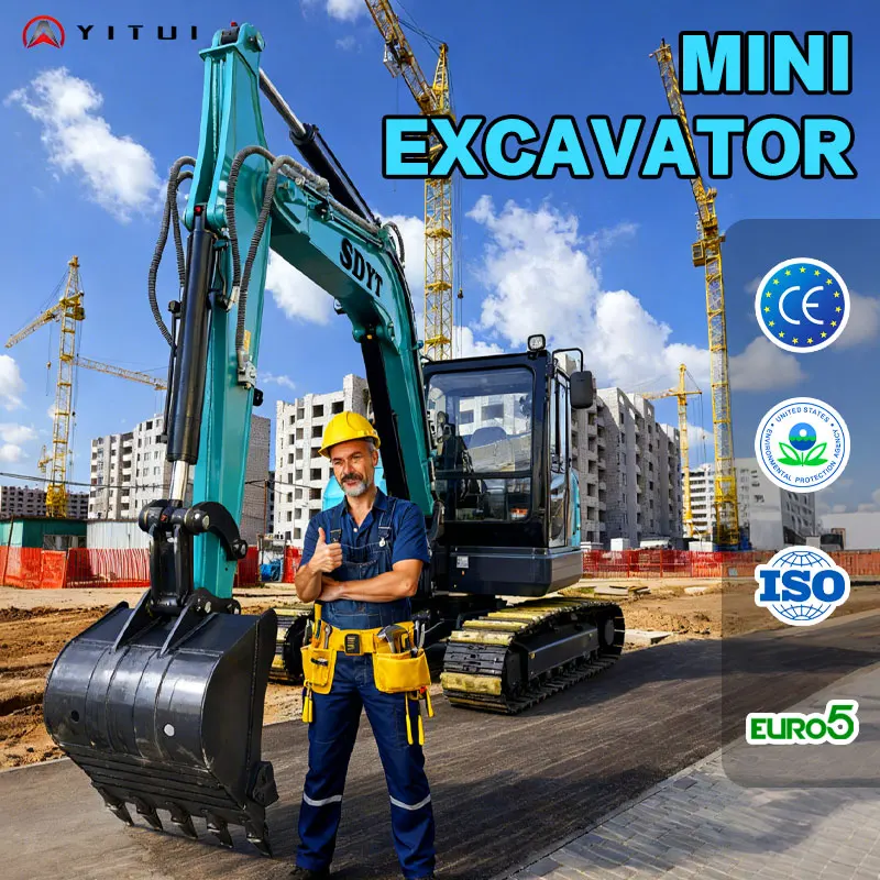

Mini excavator 6 Ton Customized Assurance Factory Direct Saleswinter Insulation Farm & Agriculture Landscaping Anti-Slip Tracks
