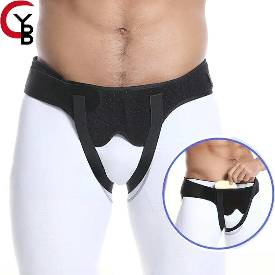 Cinturón de Hernia para hombres y mujeres, de soporte individual Brace/doble Inguinal, correa de recuperación con 2 almohadillas de compresión