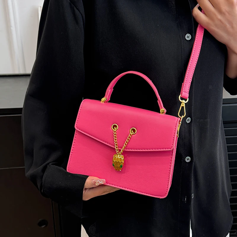

Elegant Crossbody Bag From Luxury Brand, Women's Leather Handbag, Famous Designer Shoulder Bag Popular Classic
