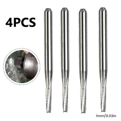 4PCS Automobile Windshield Repair Tool DIY Car Glass Tapered Carbide Drill Bit Tools Auto Glass Repair Special Drilling Bit