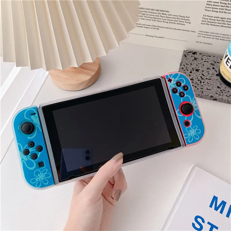 Disney Stitch For Switch Case Shell Protective Split Housing Box For Nintendo Switch Accessories NS Console TPU Fundas