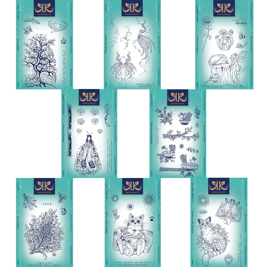 New Animal Fairy Clear Silicone Stamps Greeting Card Scrapbooking Dariy Template DIY Album Paper Craft