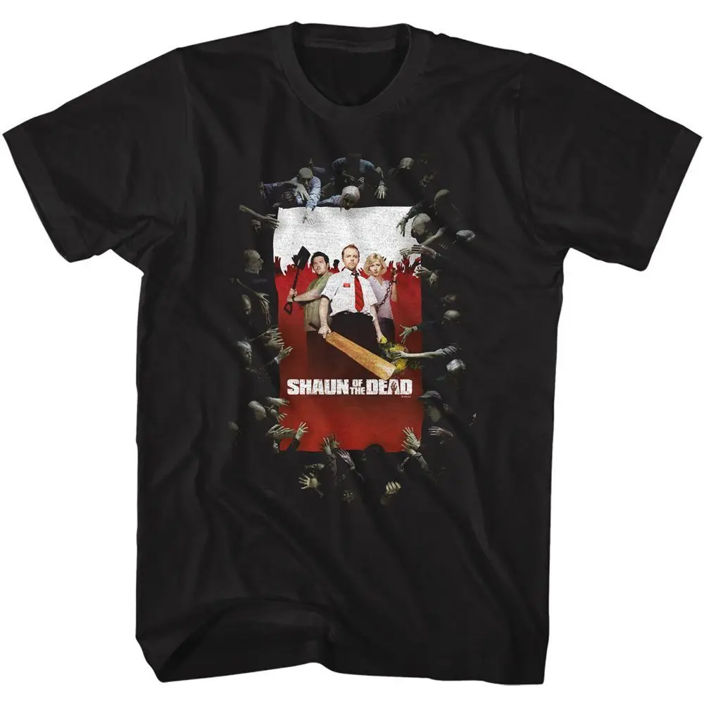 Shaun Of The Dead Poster Adult T Shirt