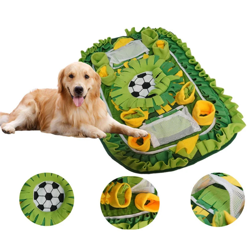 

Pet Interactive Sniff Mat Snuffle Mat for Large Dogs Slowing Training Stress Relief Feeding Pad Slow Feeder Dog Treat Dog Toys