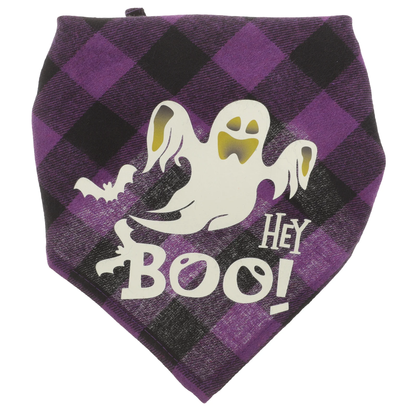 

Halloween Pet Triangle B Night Cat Scarf Purple Boo Cotton Polyester Accessories for Pets