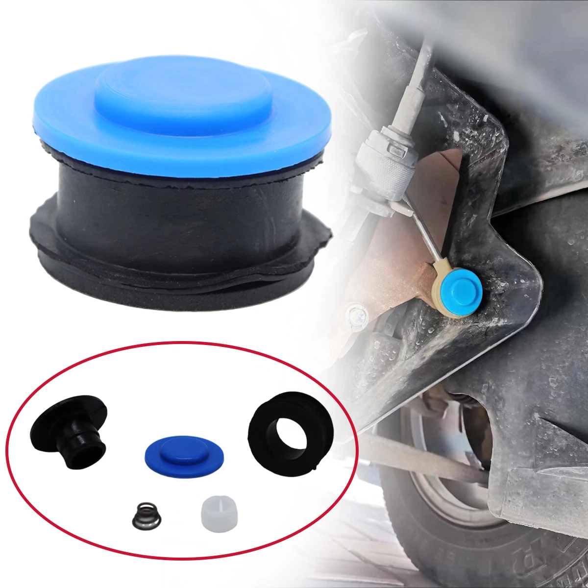 

For Ford Focus MK2 Fiesta MK5 2002-2008 MT Gearbox Linkage Cable Joint Bushing Pull Head Gear Shifter Lever Wearable Repair Kit