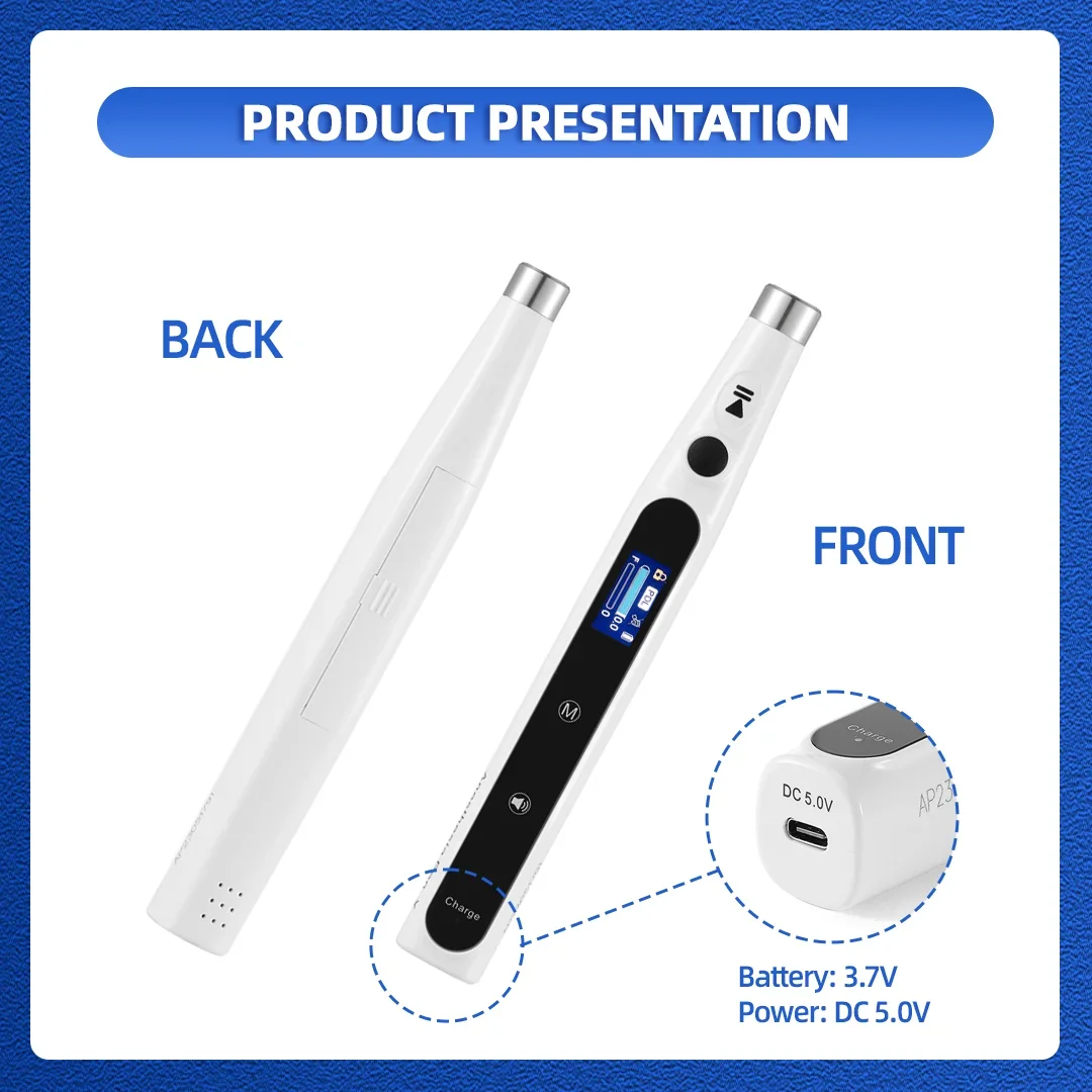 Стоматологический инжектор для анестезии полости рта, портативный безболезненный беспроводной аппарат для анестезии с ЖК-дисплеем, перезаряжаемый и