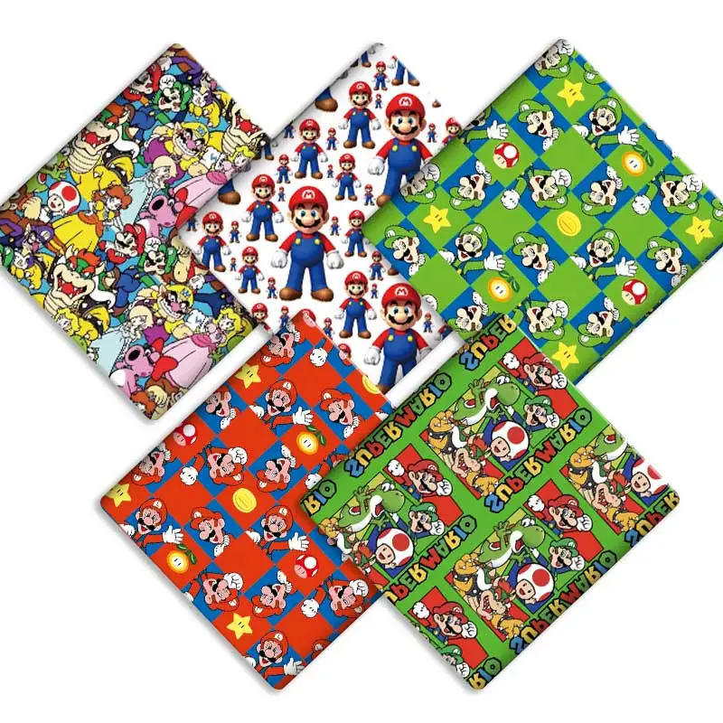 Cotton Fabric 140x50cm Patchwork Tissue Kid Home Textile Sewing Doll Dress Curtain Polyester cotton Fabric