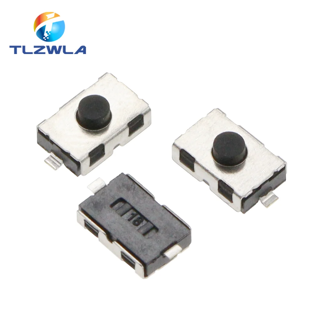 10PCS 3X6X2.5MM NO Micro Switch Normally Closed 3X6 SMD Touch Silica Gel Button Keys Interrupteur 4*6 NC Soft Button SMD 3*6*2.5