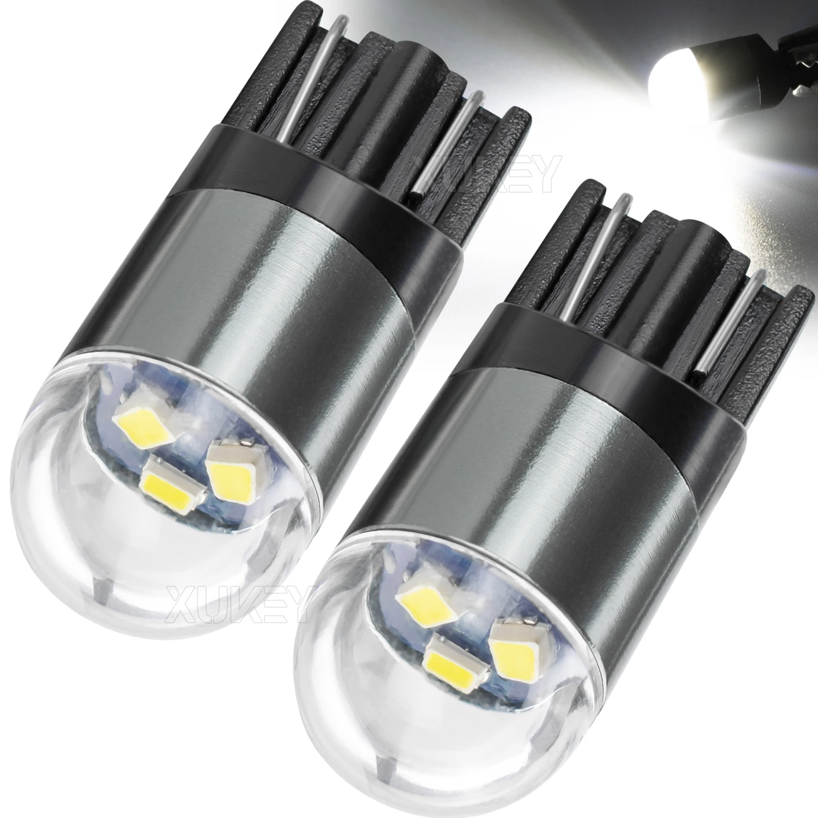 T10 921 194 168 912 LED Bulbs White 2-Pack Super Bright 12 Volt LED Replacement Car Trunk Interior Dome Map License Plate Lights