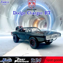 Jada1: 24-急速かつ安全な8 dodge充電器,合金,自動車モデル,子供向けギフトコレクション