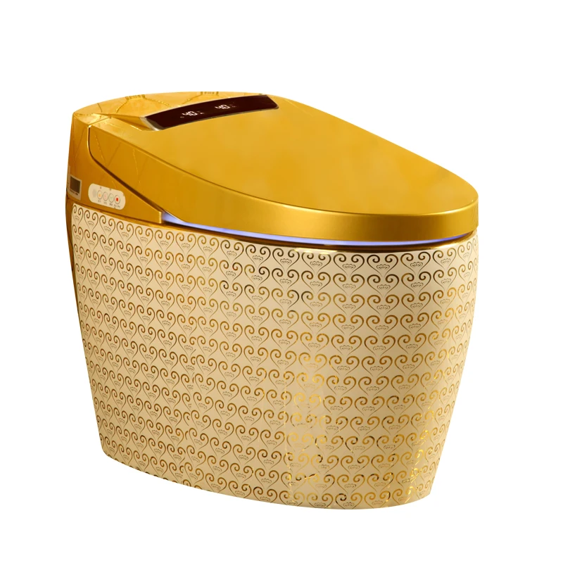 Smart toilet automatic flip integrated toilet without water pressure limit