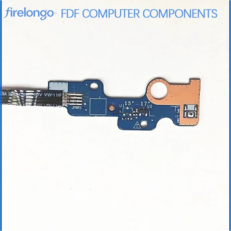 

New For DELL Latitude 3590 LS-F113P Power Switch Board Button Flex Cable Replacement