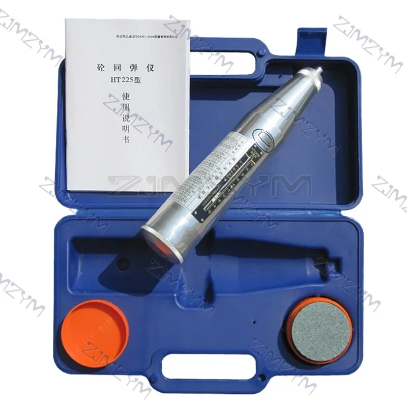 HT-225 Concrete Rebound Test Hammer Portable Schmidt Hardness Tester Hammer High Polymer Shell Resiliometer Testing Equipment
