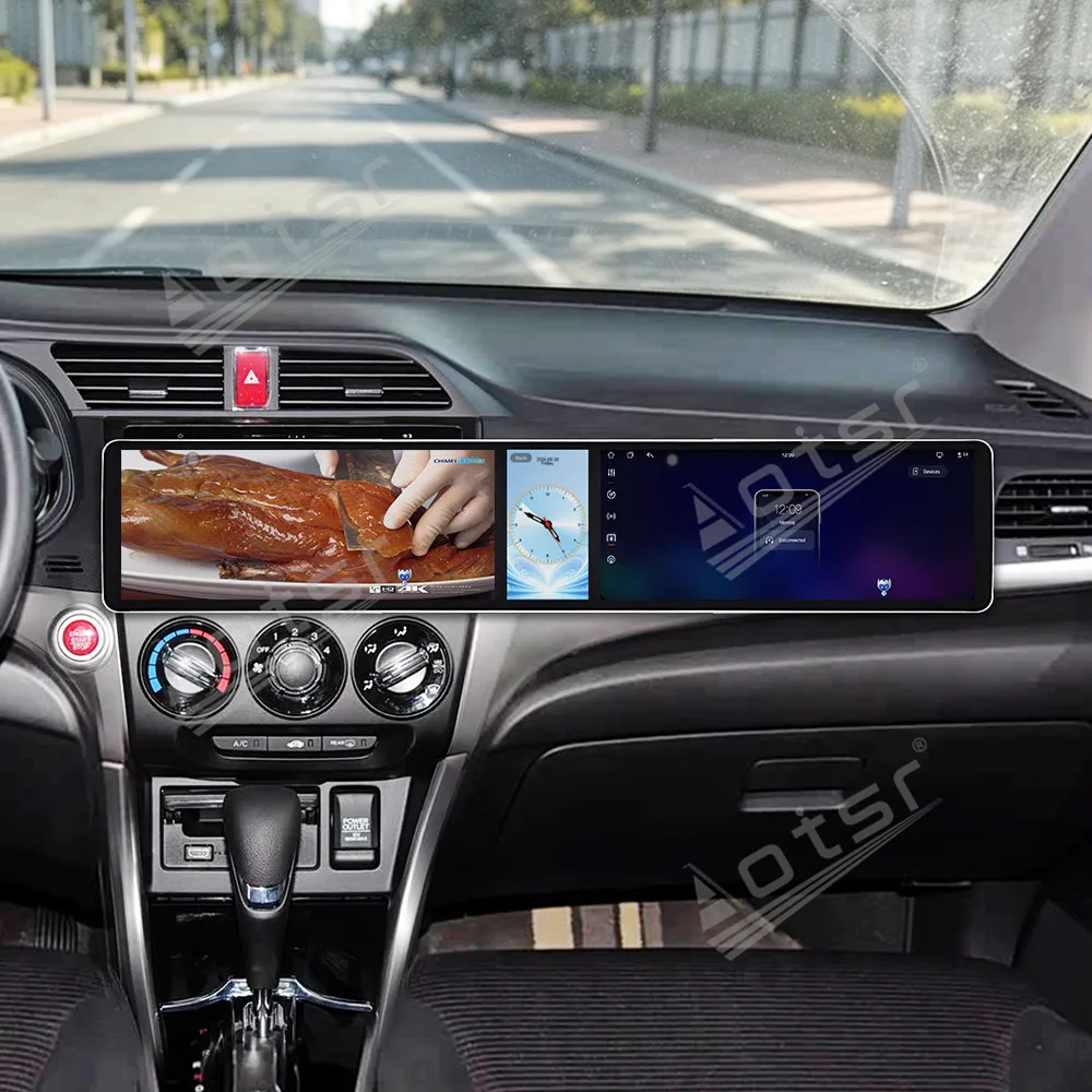 Android Car Radio For Honda Crider 2013~2016 3 Screen Car Stereo CarPlay Android Auto GPS Navigation Multimedia Player Head Unit