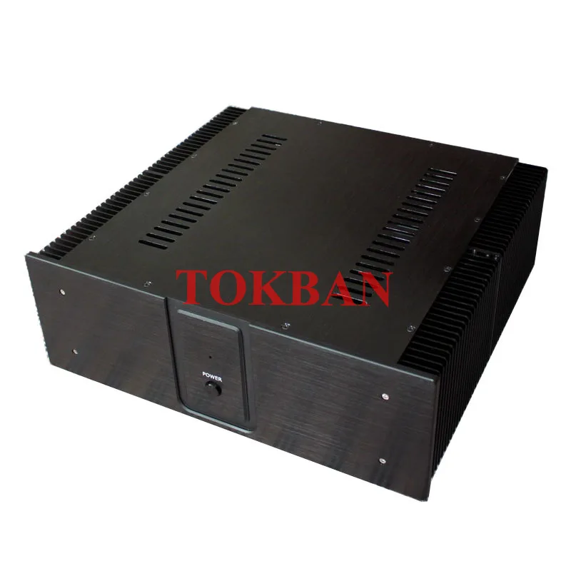 Tokban Audio WA30 440*150*410mm cała aluminiowa obudowa wzmacniacza klasy z radiatorem DIy obudowa skrzynka Amp domowego