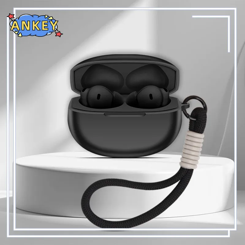 for OnePlus Buds 4 Case Protective Nylon Lanyard OPPO Enco Free 4 Soft Cover Headphone Shells Sleeve Hand Rope Strap Accessories