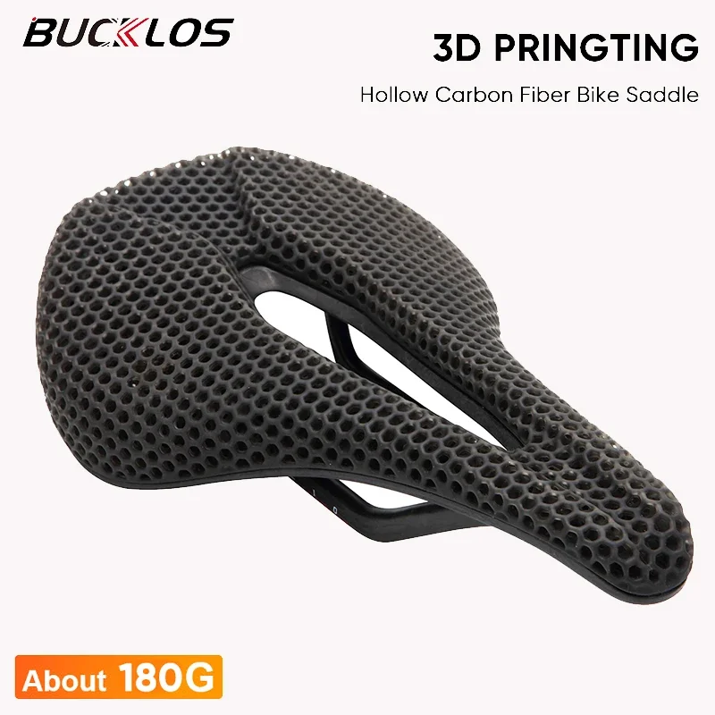 

Сиденье для велосипеда BUCKLOS 3D, углеродное седло, подушка для велосипеда, сверхлегкое дышащее сиденье с 3D принтом, углеродное сиденье для велосипеда, MTB, шоссейное велосипедное седло, часть