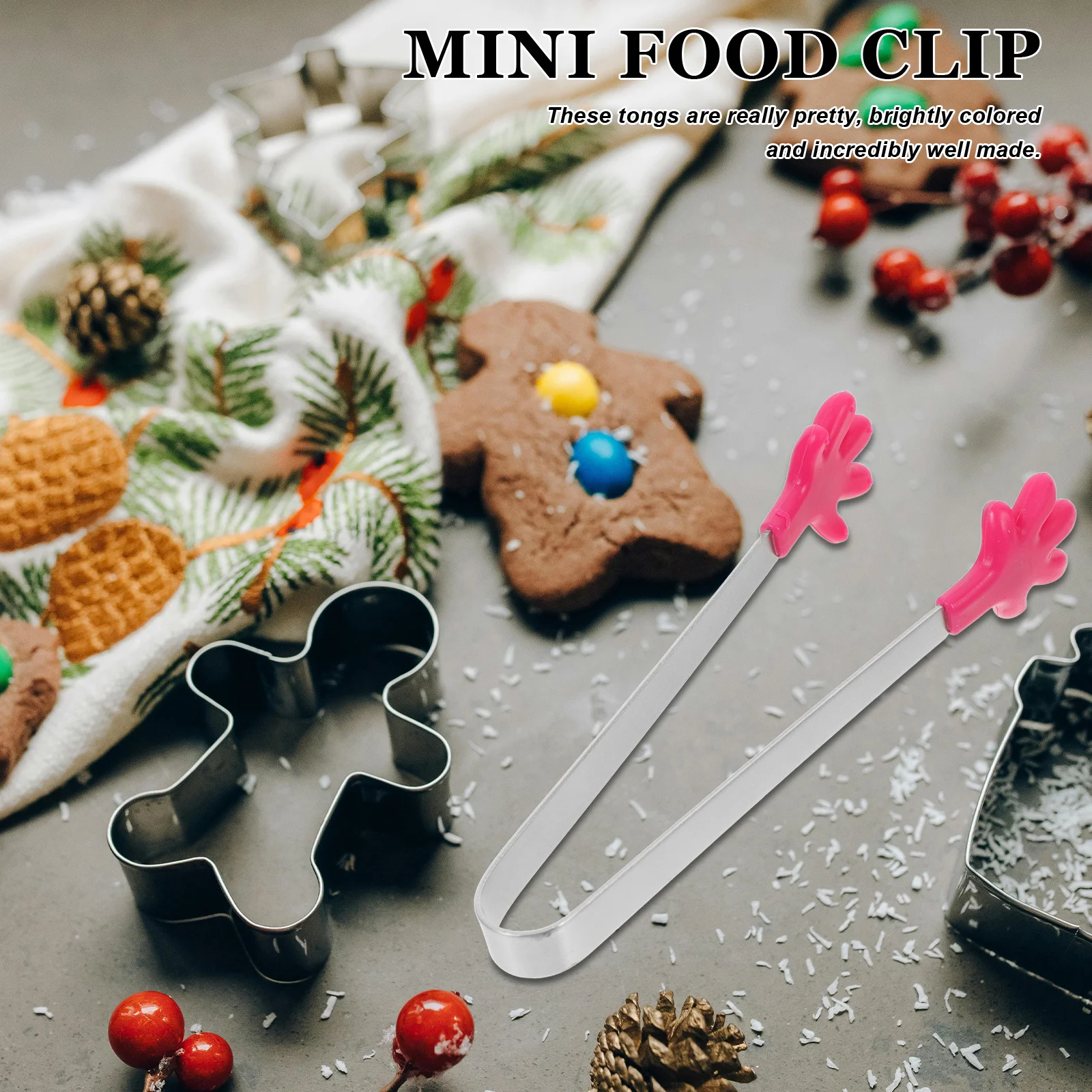 

High Temperature Resistant Tongs Mini Kitchen Utensils Gadget Stainless Steel Kitchenware