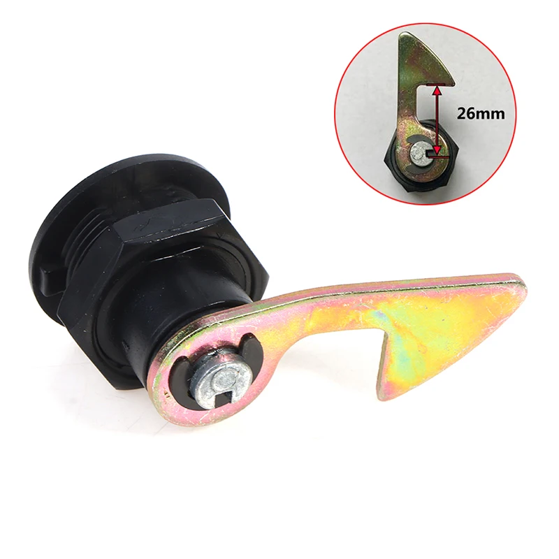 New Short Hook Rear Tail Box Key Switch Lock for Motorcycle Quad ATV Go Kart