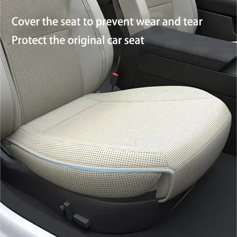 For Tesla ModelY Juniper 2025 PU Seat Cushion Ventilation Comfortable, Four Seasons Universal Split Single Sitting Back row Set