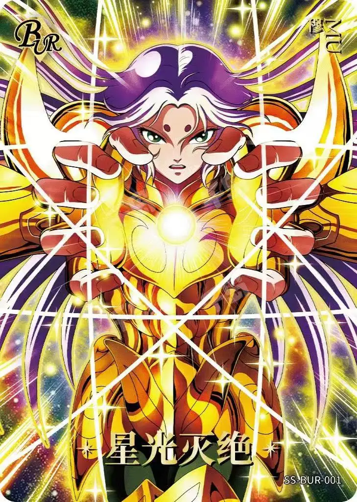 KAYOU Genuine Saint Seiya Series 3 Version BUR Holy Cloak Awakening Single Card Full Set Rare Anime Collection Card Kid Toy Gift