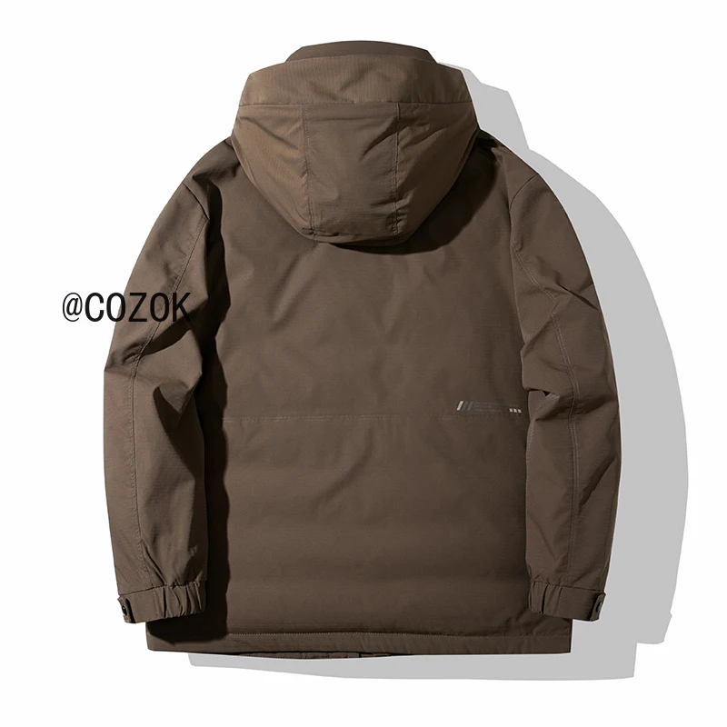 COZOK piumino da uomo abbigliamento firmato uomo giacche corte giacche imbottite leggere Casual uomo Sack cappotto freddo maschile per l'inverno