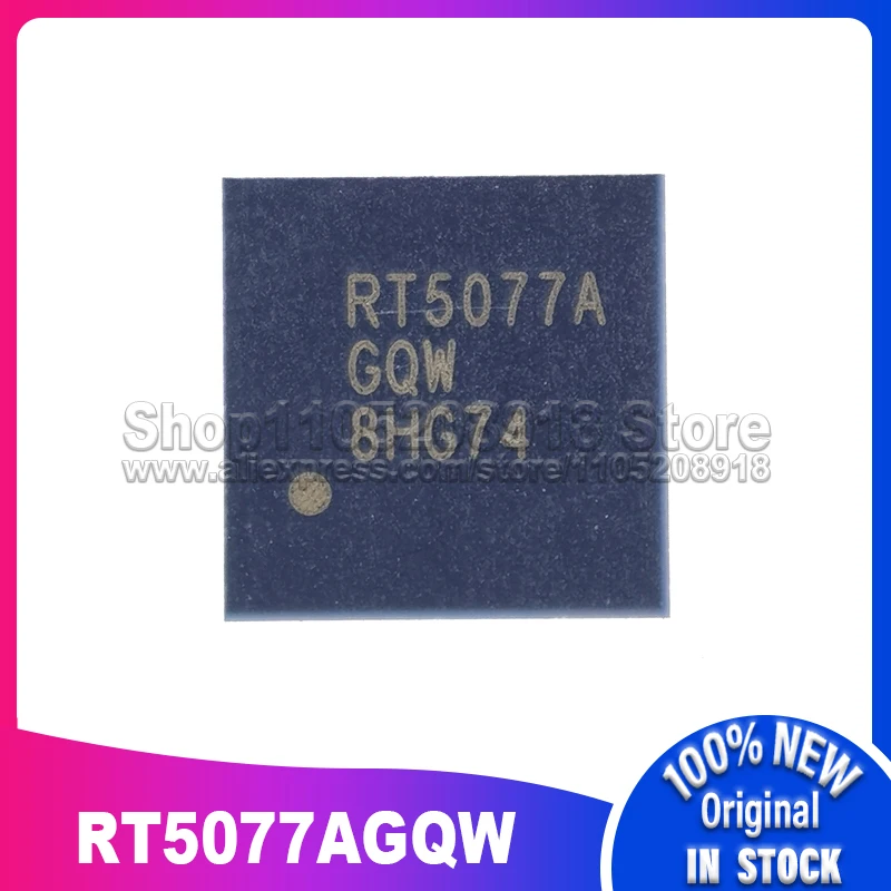 

1~20PCS/LOT RT5077AGQW QFN52 RT5077A 100% New Original Spot stock
