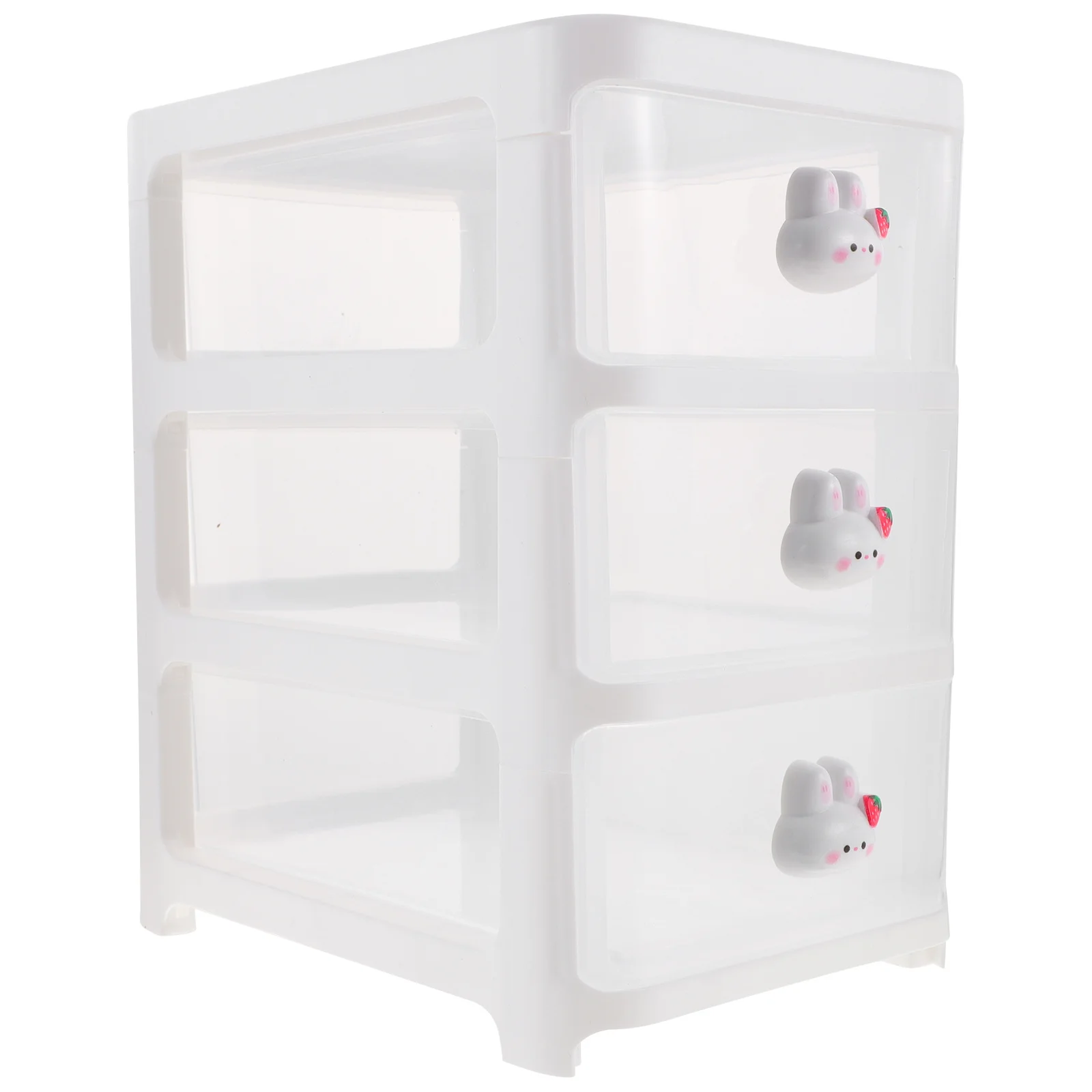 

Desktop Organizer 3-Layer Drawer Type Storage Box Multi-Layer Makeup Sundries Desktop Organizer Display Case