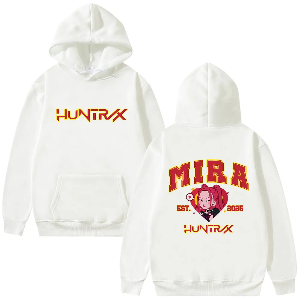 حار Kpop شيطان الصيادين ميرا الجرافيك هوديي الرجال النساء موضة السببية الصوف القطن البلوز الذكور خمر المتضخم الشارع الشهير