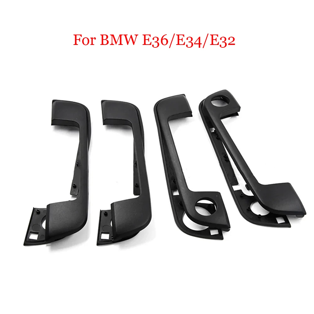 

4Pcs Exterior Door Handle Trim Covers For BMW E36 E34 E32 3 5 7 Series 51218122442 51218122441 With Rubber Seals Gasket Car Kit