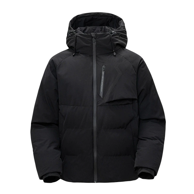 الرجال الشتاء مقنعين الدافئة سترات البخاخ رجالي جواكت شتوية معاطف يندبروف سميكة الدافئة القطن وسادة مبطنة سترة معطف رجالي الموضة #3