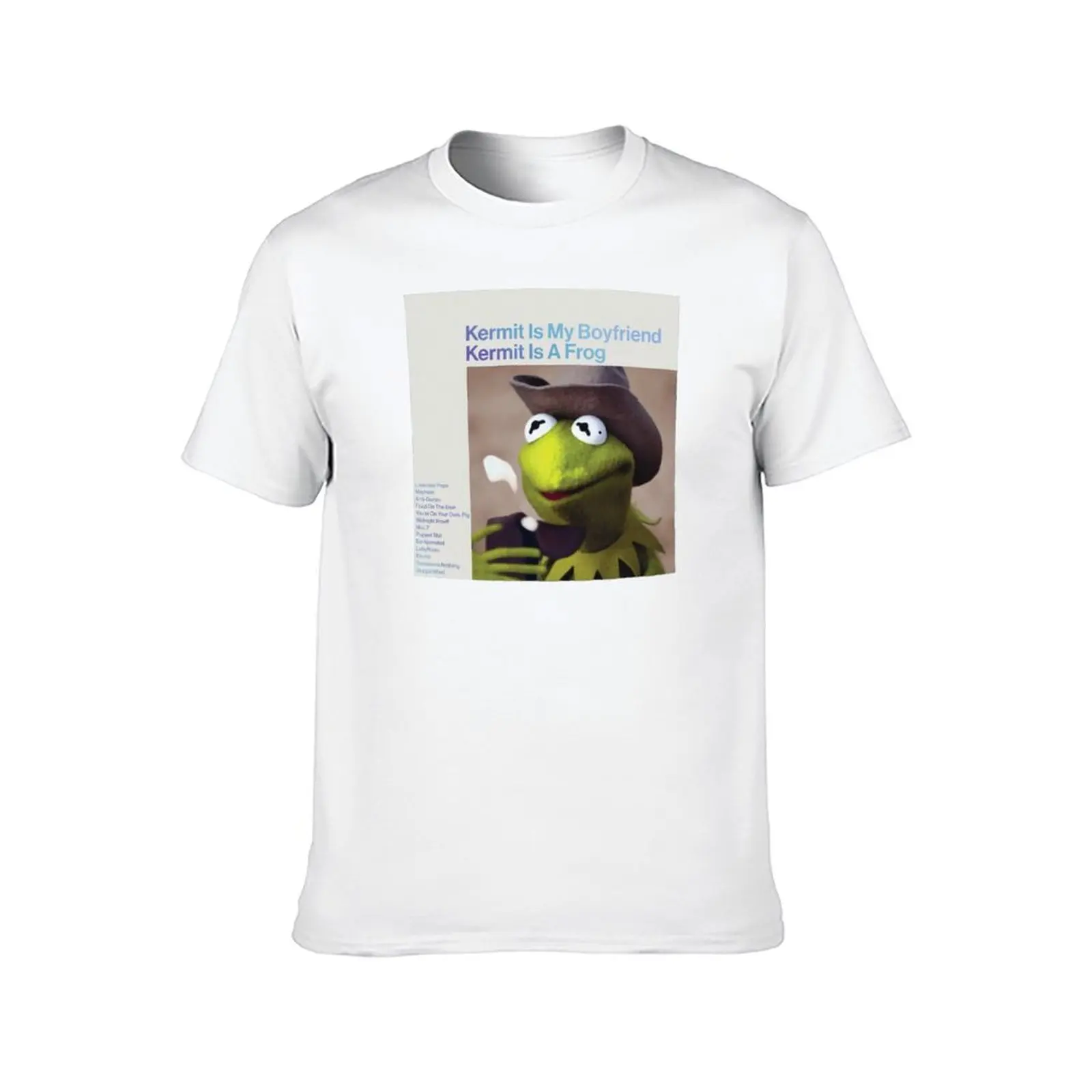 Kermit Is My Boyfriend , Eras Tour , from TikTok, Taylor Swift Merch, Funny, Karma , T-Shirt street wear mens cotton t shirts